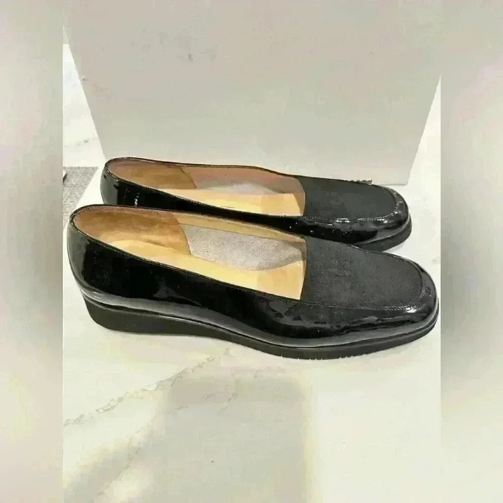 🔥🔥Salvatore Ferragamo Women Gancini Genuine Leather Mesh Loafers Shoes 8 - Picture 2 of 9